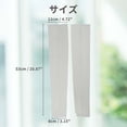 thumbnail image 6 of Unique Bargains Durable Sun Protection Cooling Arm Sleeves Light Gray 20.87"x4.72", 6 of 6