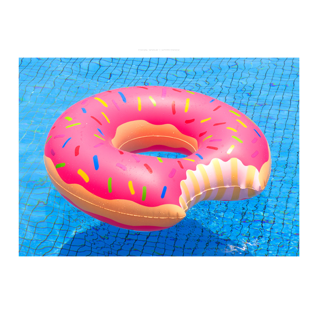 Flotador Redondo De Arcoíris De 100 Cm - Anillo De Natación Inflable De PVC Para Adultos Y Niños (Carga Máx. 200 Kg)
