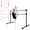 Black, variant on KL KLB Sport 6ft Freestanding Double Ballet Barre with Adjustable Height, Portable Wooden Dance Bar for Home Studio, Kids & Adults Fitness Training