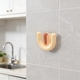 thumbnail image 1 of YiJuHui Wall Mounted Slipper Rack, No Drill Shoe Organizer with Suction Cups, Bathroom Toilet Storage Hooks for Umbrella Bags, Space Saving Waterproof Entryway Closet Shelf, 1 of 6