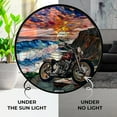 thumbnail image 3 of Customized Motorcycle Stained Glass Window Hanging Sun Catcher Halloween Haning Ornament Decoration Christmas Birthday Gifts for Lover and Friends, 3 of 6