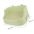 thumbnail image 2 of FUTUREORYY 1Pack Small Animal Litter Pan for Training 14.15x9.04x5.89in, 2 of 5