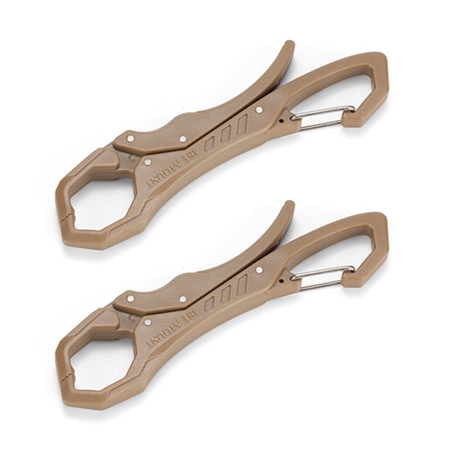 Pesca Labios Portátil Pastilla Colgando Hebilla 2pcs Liviano Multifuncional para Al Aire Libre