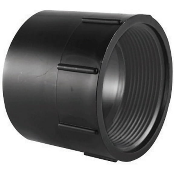 Charlotte Pipe ABS DWV Adapter Hub x FPT - 2 In