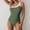 Army Green, variant on BLTIBY Womens Swimsuits Solid Colour Slim Tummy Control Sleeveless One Shoulder Swimsuit Bikini Bathing Suit Fashion One-Piece Swimwear Army Green M