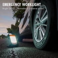 thumbnail image 5 of Wagan EL4345 Wayfinder XL 1000 Lumen Rechargeable Work Light Folding Portable LED Light Lantern Worklight for Outdoor Camping Hiking Roadside Emergency Car Repairing and Job Site Lighting, 5 of 6