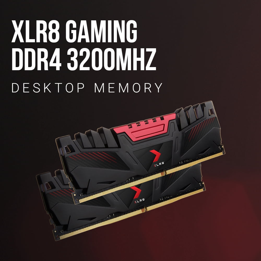 PNY 16GB (2x 8GB) XLR8 Gaming DDR4 3200MHz Desktop Memory Kit