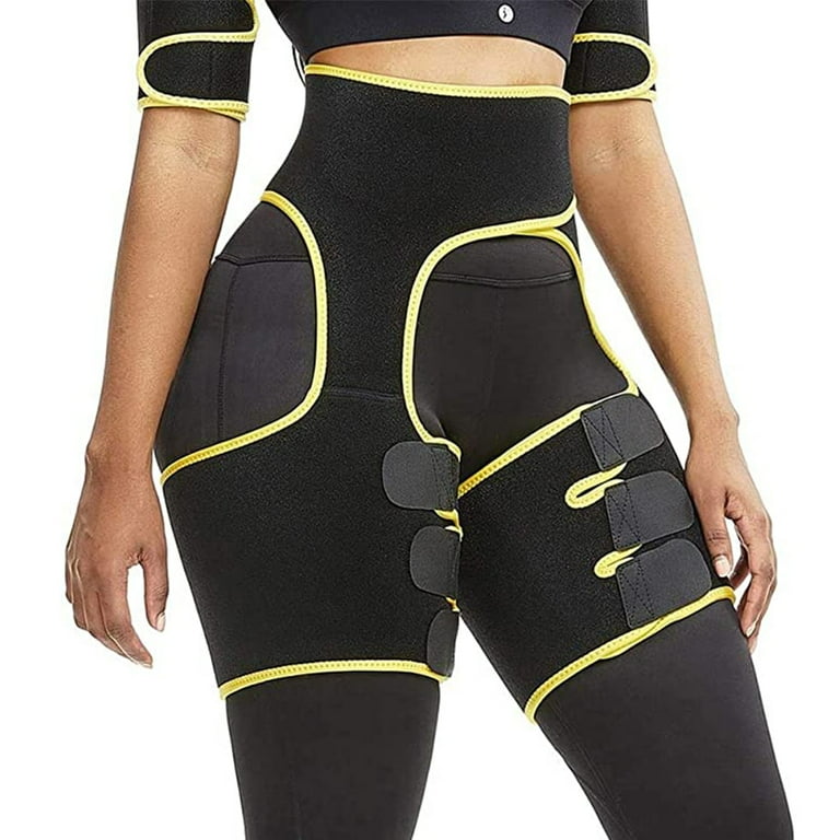 Waist Trainer for Women for Weight Loss 3 in 1 Waist Thigh Trimmer and Butt Lifter Adjustable Hip Enhancer Waist Trimmer Waist Belt Body Shaper for