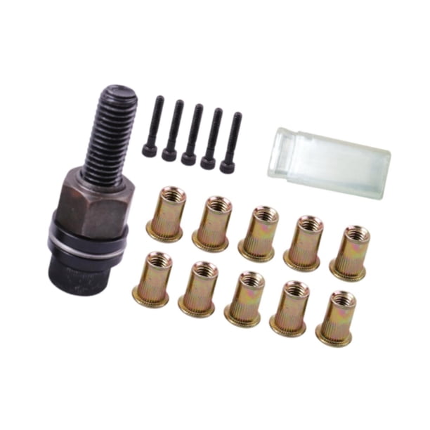 Kit de tuercas remachables, mandriles de tuerca, portátiles, de alto rendimiento, resistentes al desgaste, fáciles de usar M10