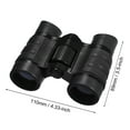thumbnail image 2 of Uxcell Binoculars 4X30 Compact Foldable Binoculars Shock Proof with Neck Strap for Bird Watching Hiking Camping Black, 2 of 5