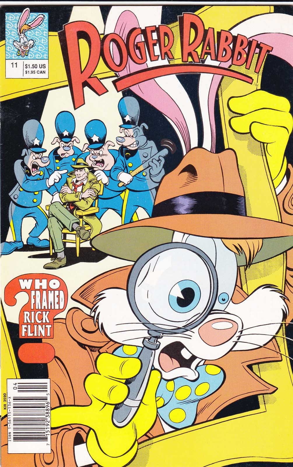 Roger Rabbit #11 (Newsstand) VF ; Disney Comic Book - Walmart.com