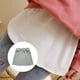thumbnail image 4 of Falda de capas de algodón Falda superior Barrido inferior Cintura ajustable Falda de cola, Gris Monstrate AP000989-03, 4 of 7