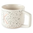 thumbnail image 2 of Thyme & Table 13.5 fl oz Monogram K White Speckled Stoneware Mug, 2 of 7