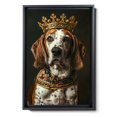 thumbnail image 2 of Hudo Pet Portrait in a Royal Costume Dog - English Foxhound Dog Poster, Dog Pictures Wall Decor, English Foxhound Dog Canvas Wall Art Framed Dog Lovers Gifts 12x18 Inch, 2 of 5