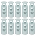 thumbnail image 1 of Unique Bargains 30Pack 4mm Cord Lock Plastic Double Hole Spring Toggle Stoppers, Lake Blue, 1 of 5