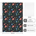thumbnail image 2 of 2 Pcs Pioneer Flower Floral Print Pattern Kitchen Towels, Funny Microfiber Dish Towel Set, 18" X 26" Tea Towels, 2 of 6