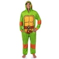 thumbnail image 7 of Teenage Mutant Ninja Turtles Mens' Adult Hooded Union Suit TMNT Character 1PC Costume Sleep Pajama Lounge, 7 of 7