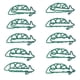 thumbnail image 4 of Clips De Papel, Clips De Papel De Metal Antideslizante Forma De Guisante Verde Galvanizado Para Clasificación De Archivos ANGGREK Otros, 4 of 8
