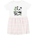 thumbnail image 3 of Inktastic My Great Aunt Loves Me Cute Panda Girls Toddler Dress, 3 of 5