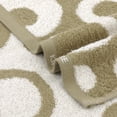 thumbnail image 4 of Unique Bargains Cute Round Geometric Pattern Hand Towel Cotton Kitchen Towel Brown 4-Piece, 4 of 5
