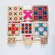 thumbnail image 5 of Juego de mesa de batalla informal de ajedrez de tres en raya XO Triple Connect Well, puesto callejero, juguetes de madera, 5 of 5