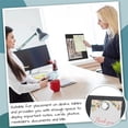 thumbnail image 6 of dgysar [Magnetic] 11x8.5 Inch Desktop Memo Display Board L-Shaped Metal Bulletin Stand for Office Notice Board Home Message Display Restaurant One Size 1-Pack, 6 of 8