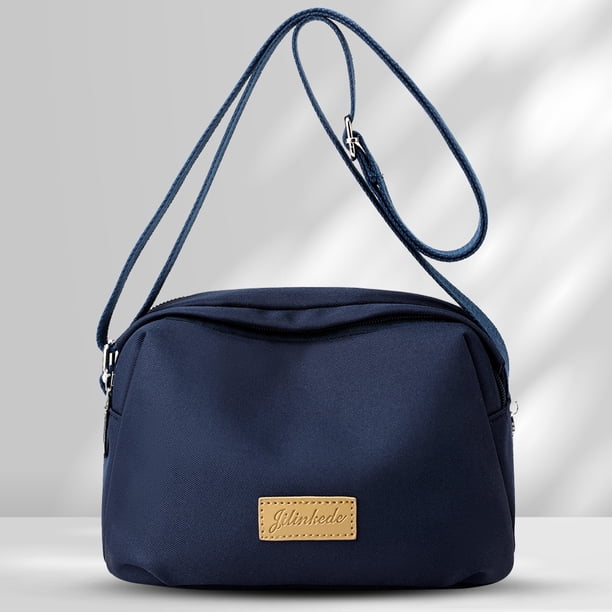 Bolso bandolera para mujer, bandolera con correa ajustable, bolso práctico de nailon para mujer
