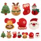 thumbnail image 1 of 14 Uds. Horquillas navideñas, pasador elegante, pinza para el pelo tejida, accesorio navideño para el cabello para niñas, 1 of 6