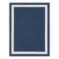 thumbnail image 3 of Unique Loom Decatur Collection Area Rug - Border (7' 5" x 10' Rectangle Navy Blue/Ivory), 3 of 7