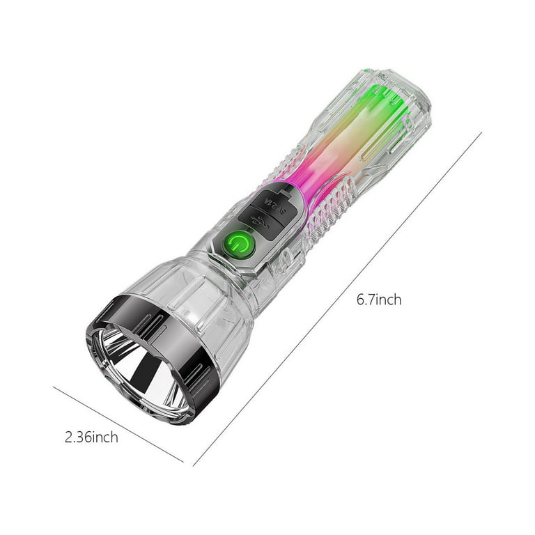CHILDBOT 990,000 Lumens Rechargeable Flashlight – Super Bright, Zoomable, LCD Display, 5 Modes, IP67 Waterproof, Power Bank Function