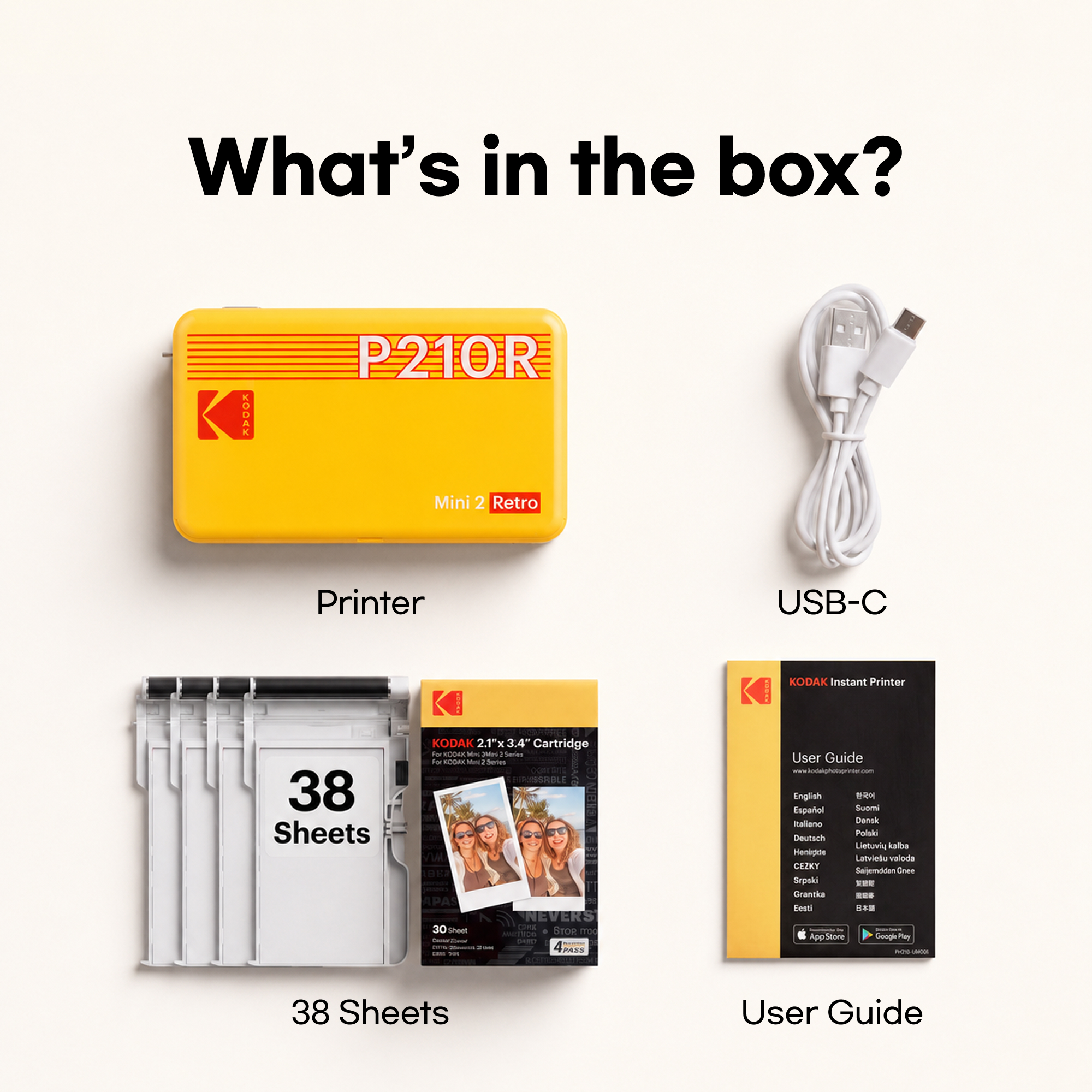 Kodak Mini 2 Retro Portable Photo Printer Bundle photo 8
