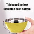 thumbnail image 6 of Luoshdecor Stainless Steel Bowls with Plastic Outer Shell,Heat Insulated Double Wall Bowls Food Storagefor Soup Noodles Salad Cereal Fruit Snack, 6 of 6