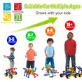 thumbnail image 2 of Juguete de construcción Qirptey Kids STEM 186 unidades para niños de 3 a 8 años con caja, 2 of 7