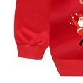 thumbnail image 4 of HIPYLO Red Christmas Shirt Christmas Hawaiian Shirt Tee Shirts for Family Girls Red Top Baby Blue Top Kid Sweatshirt 24 Month Boy Clothes, 18-24 Months, 4 of 6