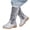 Silver, variant on Girls Knee High Boots Fashion Gitter Sparkly Mid Calf Riding Dress Booties for Toddler