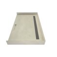 thumbnail image 5 of Tile Redi RT4060CBFB-PVC-BN3 Redi Trench 40" X 60" Rectangular Barrier Free Shower Base -, 5 of 6
