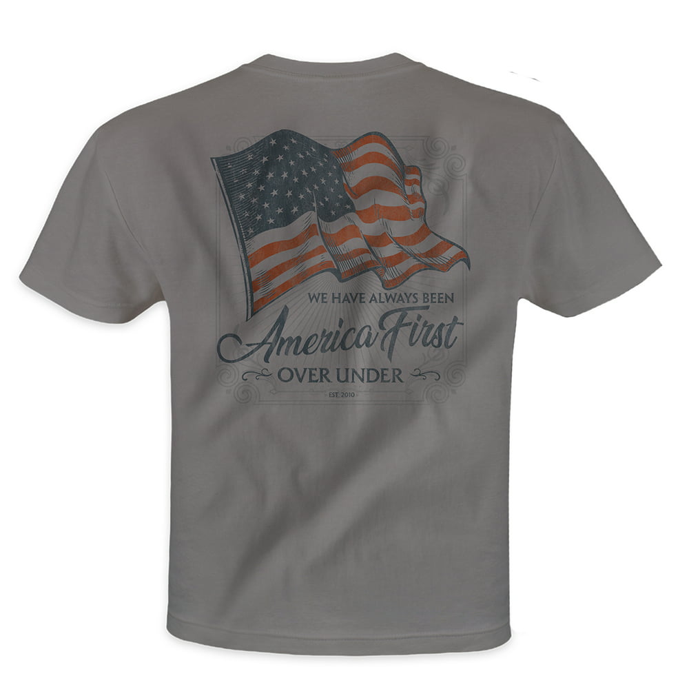 Over Under Clothing - Over Under America First Short Sleeve T-Shirt ...