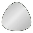 thumbnail image 2 of Kate and Laurel Rollo Framed Triangle Mirror, Black 24x24, 2 of 8