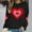 Black, variant on Zorckvet Valentine's Day Sweatshirt Women Plus Size Pullover Heart Graphic Shirts Casual Long Sleeve Tops