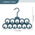 thumbnail image 2 of Shisuyan Airer Clothes Drying Rack Hanger with Hooks Blue Space Saving 1Pcs Household Users, 2 of 9