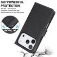 thumbnail image 6 of ELEHOLD Magnetic Detachable Wallet Case For iPhone 17 Pro Max, Removable  2 in 1 Wireless Charging RFID Blocking Card Holders  PU Leather Magnetic Detachable Folding Stand Folio Case,Black, 6 of 8