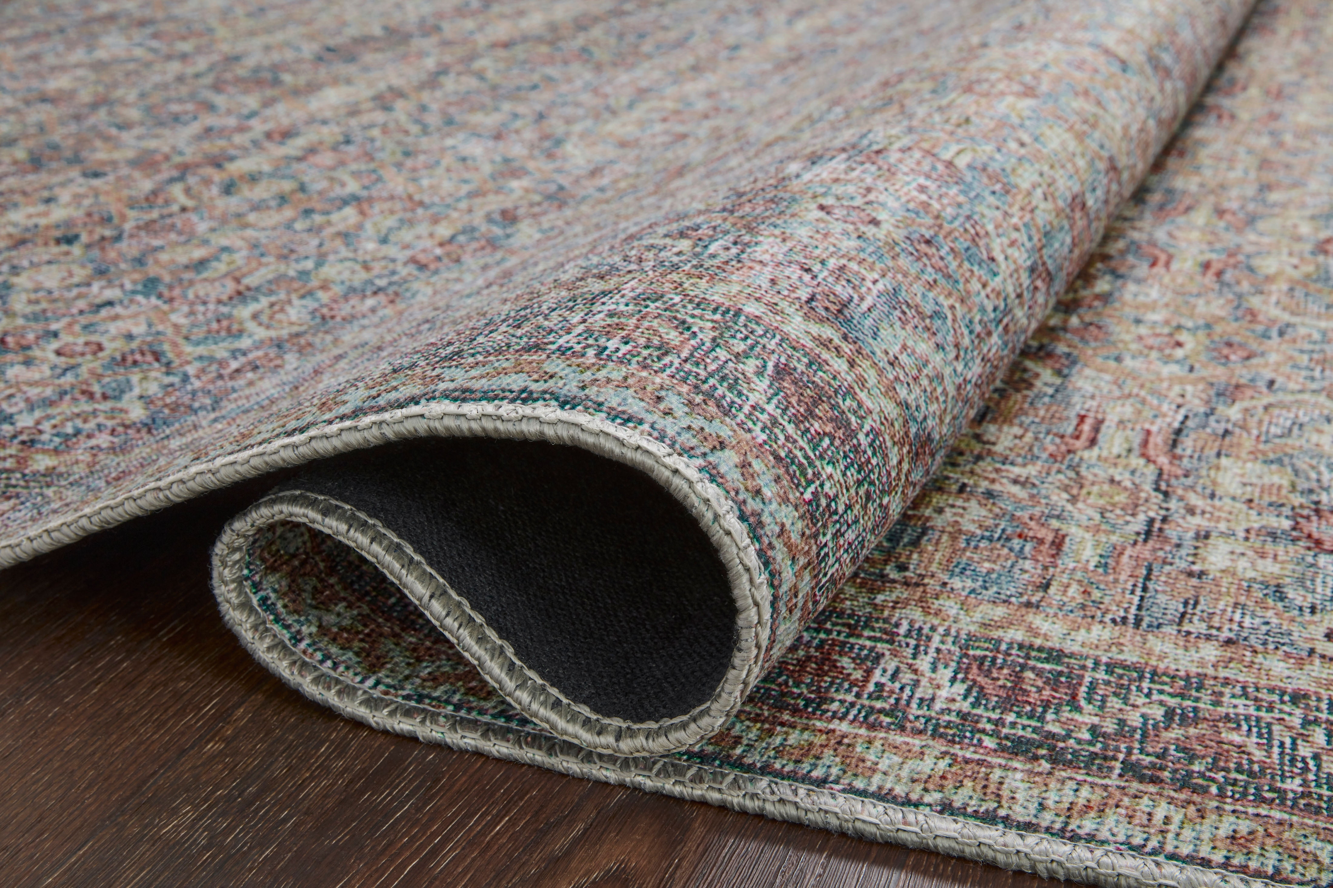 Loloi II Adrian Denim / Multi 2'-3" X 3'-9" Accent Rug