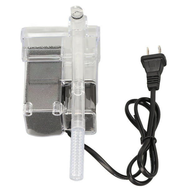 Filtro colgante para tanque de tortugas, filtro colgante para acuario, filtro para pecera, filtro colgante para acuario, rendimiento finamente ajustado