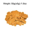 thumbnail image 3 of Champagne Gold Confetti Metallic Foil Round Scatter Confetti for Balloon Wedding Birthday Party,50g/1.8oz, 3 of 7