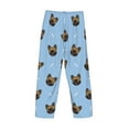 thumbnail image 5 of Fotbe Men'S French Bulldog Faceclassic Pajama Pants With Elastic Waist And Drawstring Pockets，Pajama Pants Mens Lounge Pants Super Soft, 5 of 9