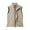 hgg103-Khaki, variant on Utility Vest for Men, Solid Color Sleeveless Jacket with Mesh Lining and Multiple Pockets, Outdoor Photography Wear