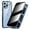 Blue, variant on Decase for iPhone 13 Pro Max,iPhone 13 Pro Max Full Body Case with Privacy Screen Protector & Camera Lens Protector,Tempered Glass Magnetic Metal Bumper Phone Case Cover,Purple