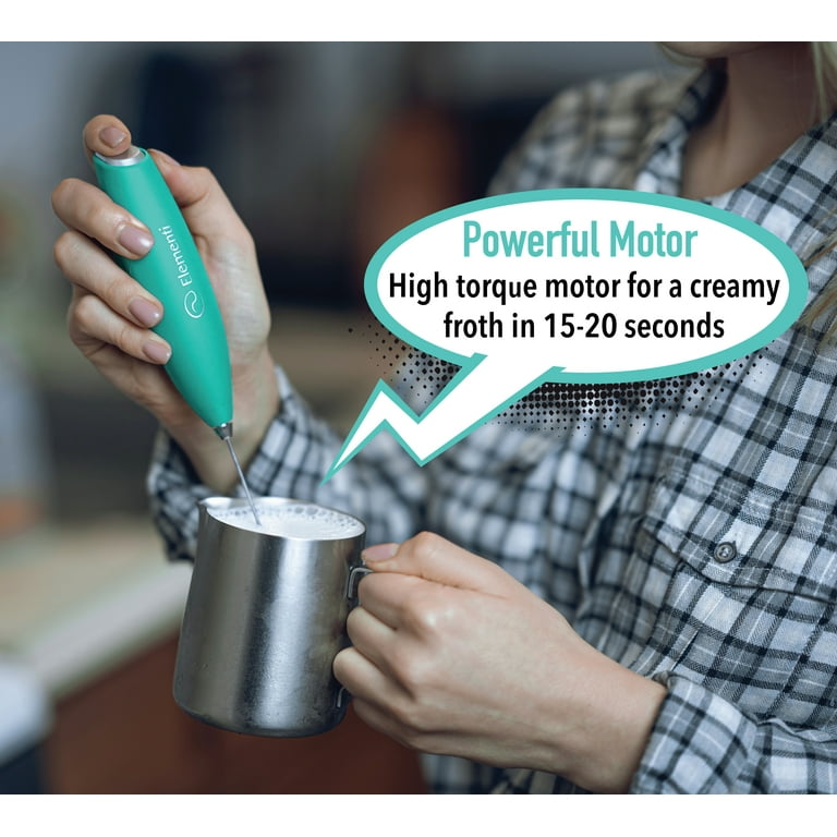  Elementi Drink Mixer Handheld - Drink Stirrer - Mini Mixer &  Drink Frother - Electric Stirrer for Drinks - Hand Mixer Electric - Hand  Frother with Stand (Mint Green): Home & Kitchen