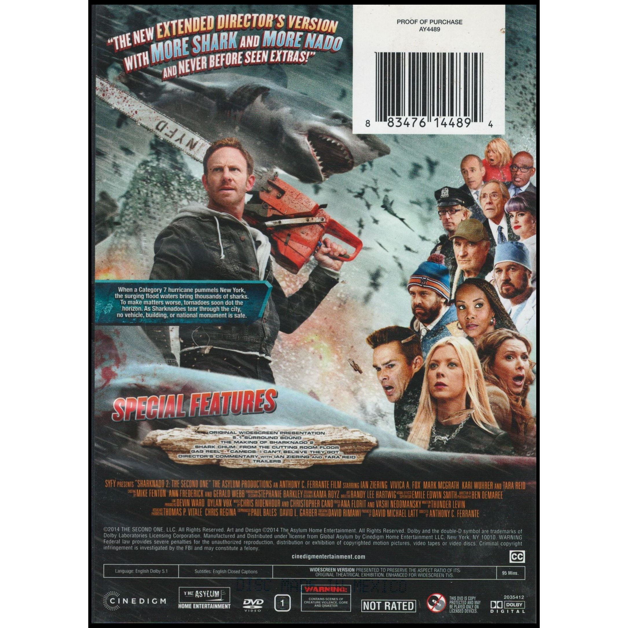 Sharknado 2 (DVD) - Walmart.com