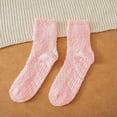 thumbnail image 2 of Sonducket 1 par de calcetines de poliéster para mujer, reutilizables, elegantes, informales, transpirables, térmicos, antideslizantes, para Medias Rosado, 2 of 6